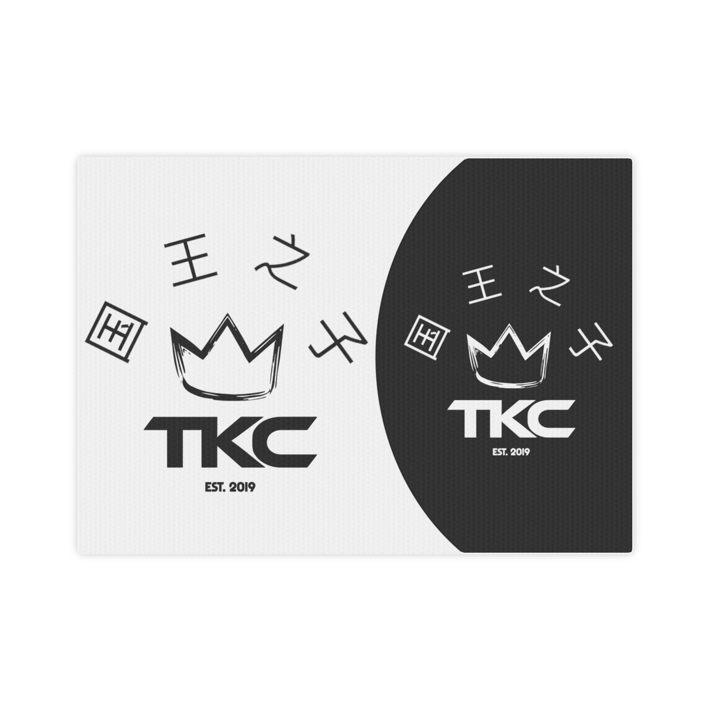 TKC™️ Crown Decor Trademarked Logo Canvas