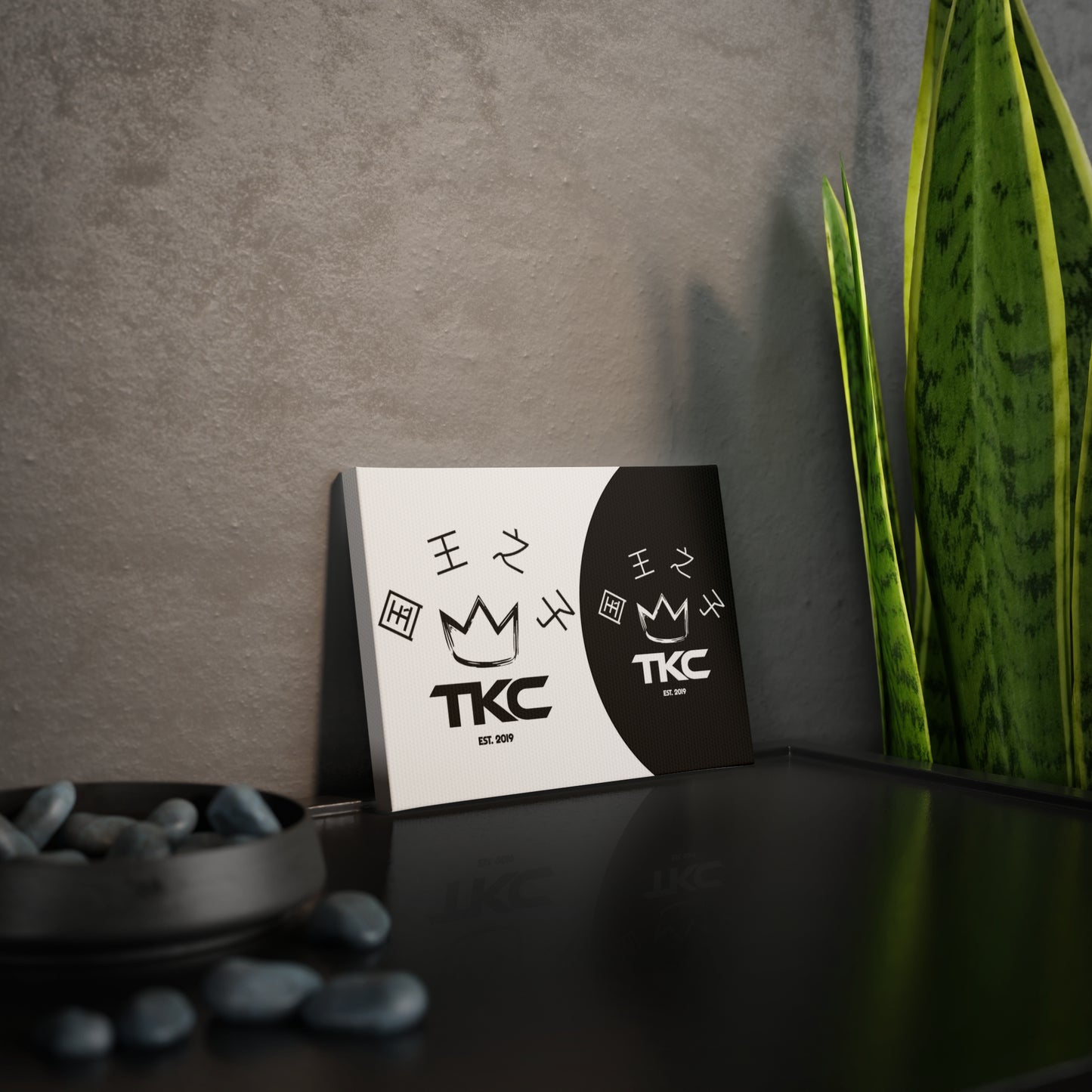 TKC™️ Crown Decor Trademarked Logo Canvas