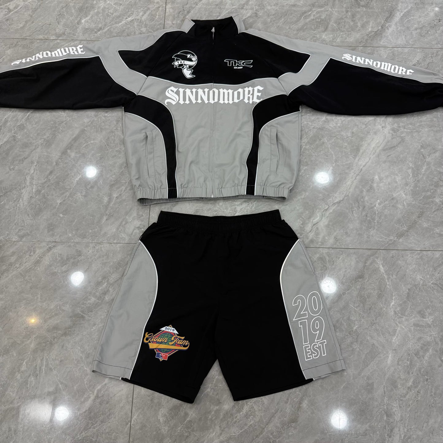 TKC™️ SINNOMORE Wind Breaker Short Set