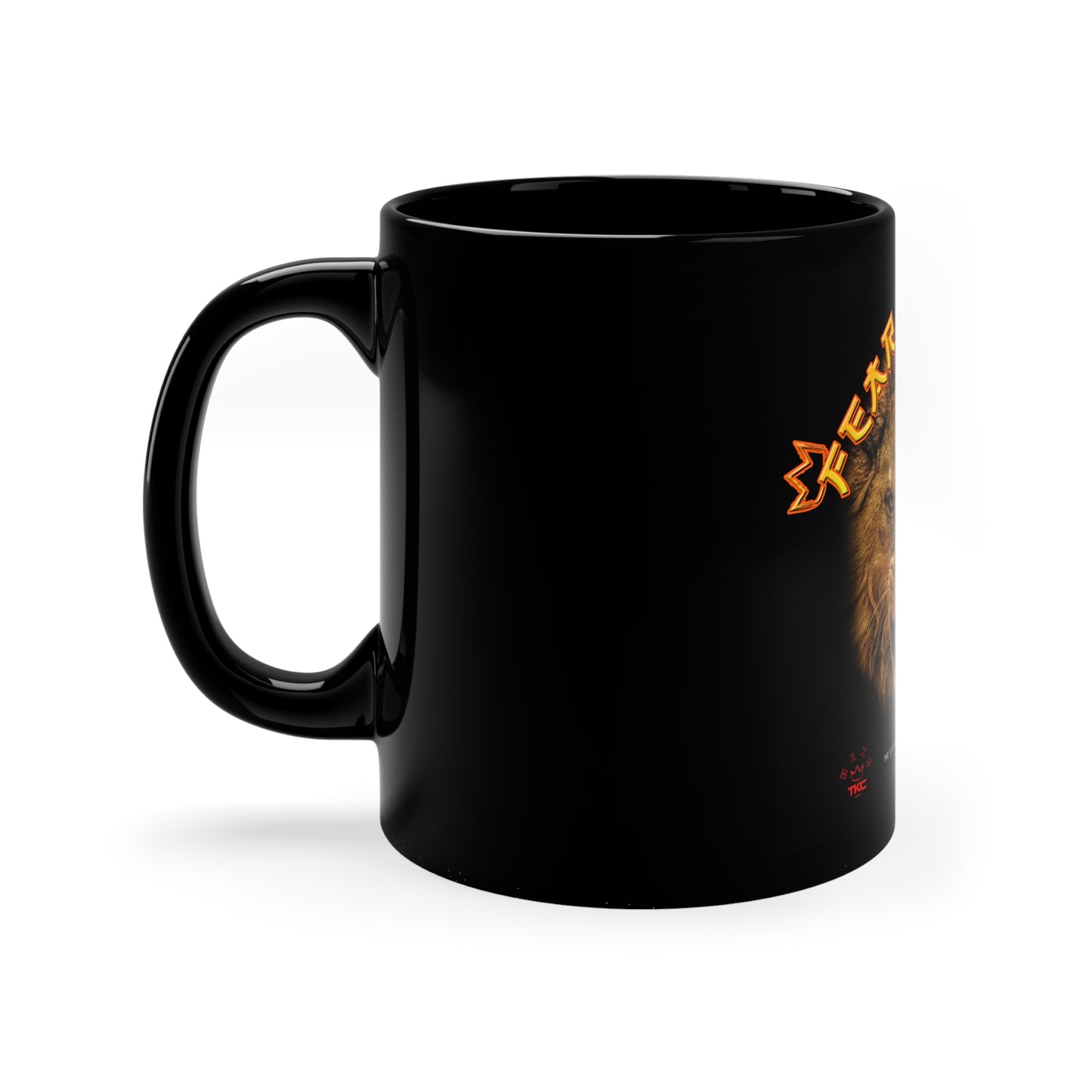 TKC™️  Crown Decor Fear Of The Lord 11oz Black Mug
