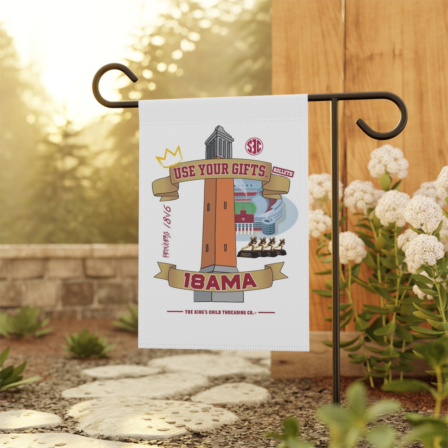 TKC™️  Crown Decor Use Your Gifts(18AMA edition)Garden & House Banner