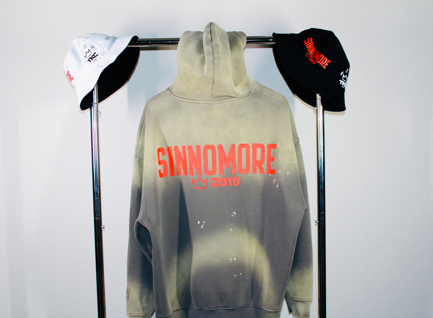 TKC™️ SINNOMORE: Crk$ & Whr$ ( Vintage Urban Fog Hoodie)