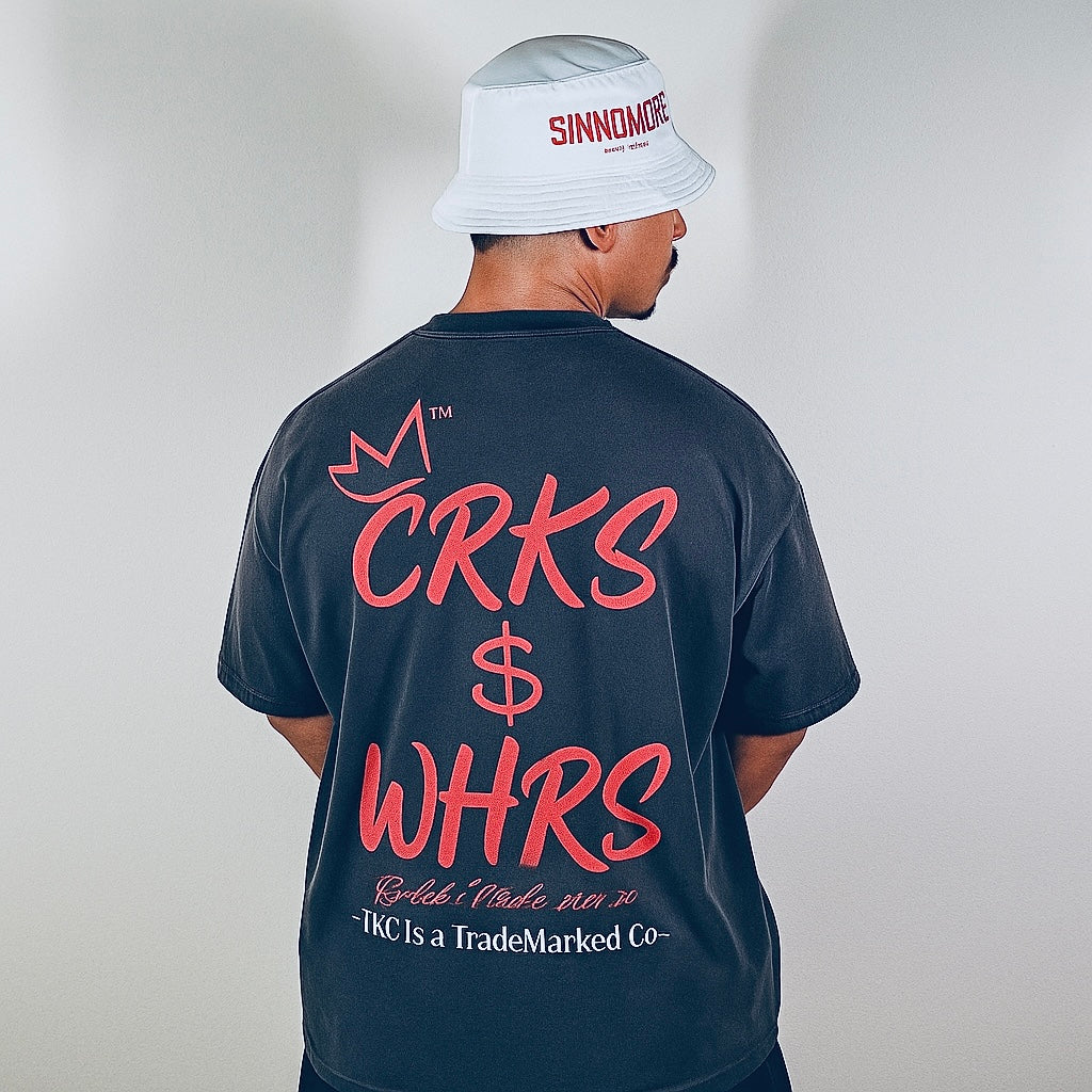 TKC™️ SINNOMORE : Crk$ & Whr$ (Black Shirt)