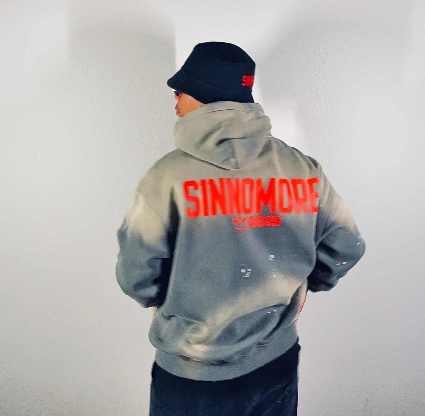 TKC™️ SINNOMORE: Crk$ & Whr$ ( Vintage Urban Fog Hoodie)
