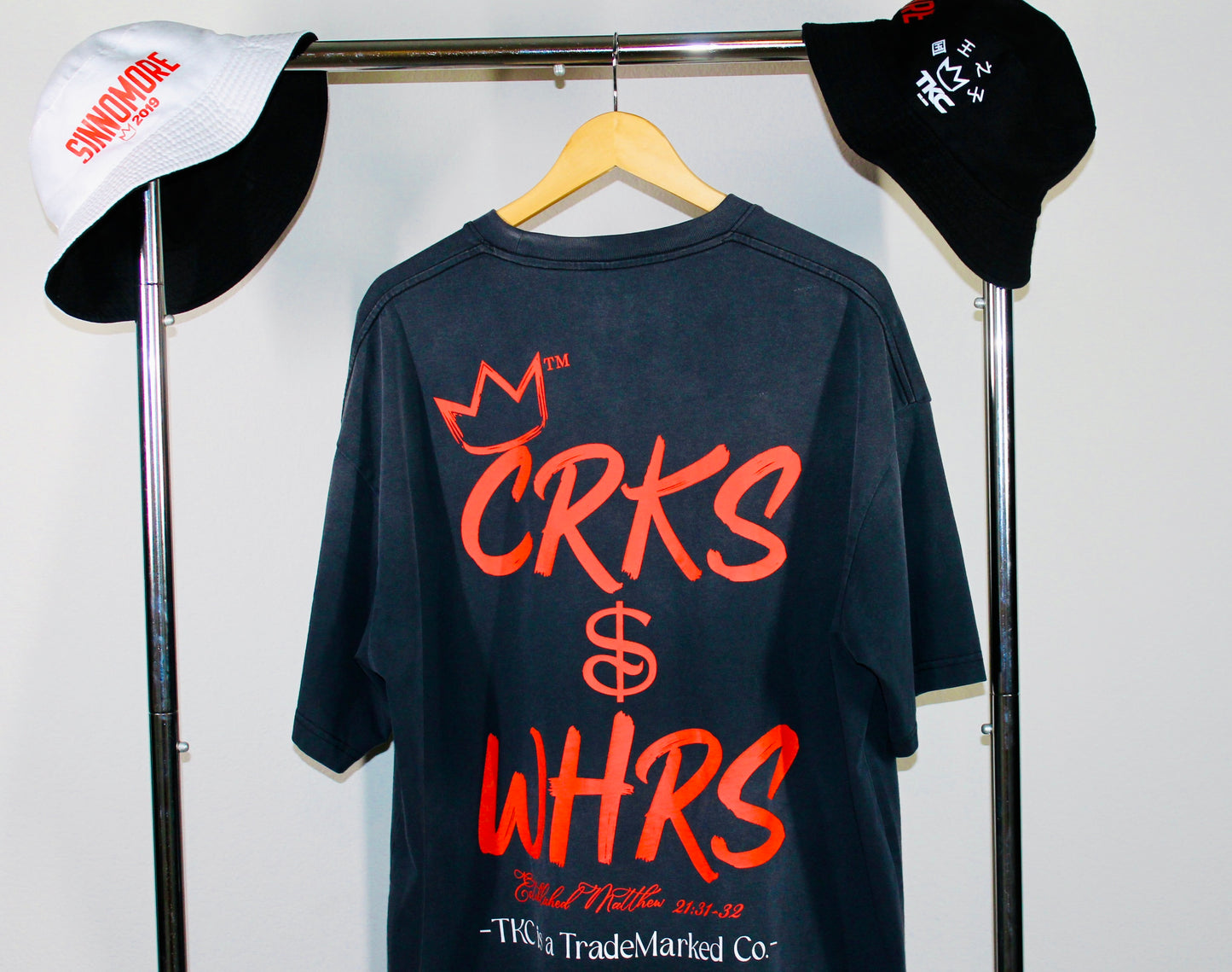 TKC™️ SINNOMORE : Crk$ & Whr$ (Black Shirt)
