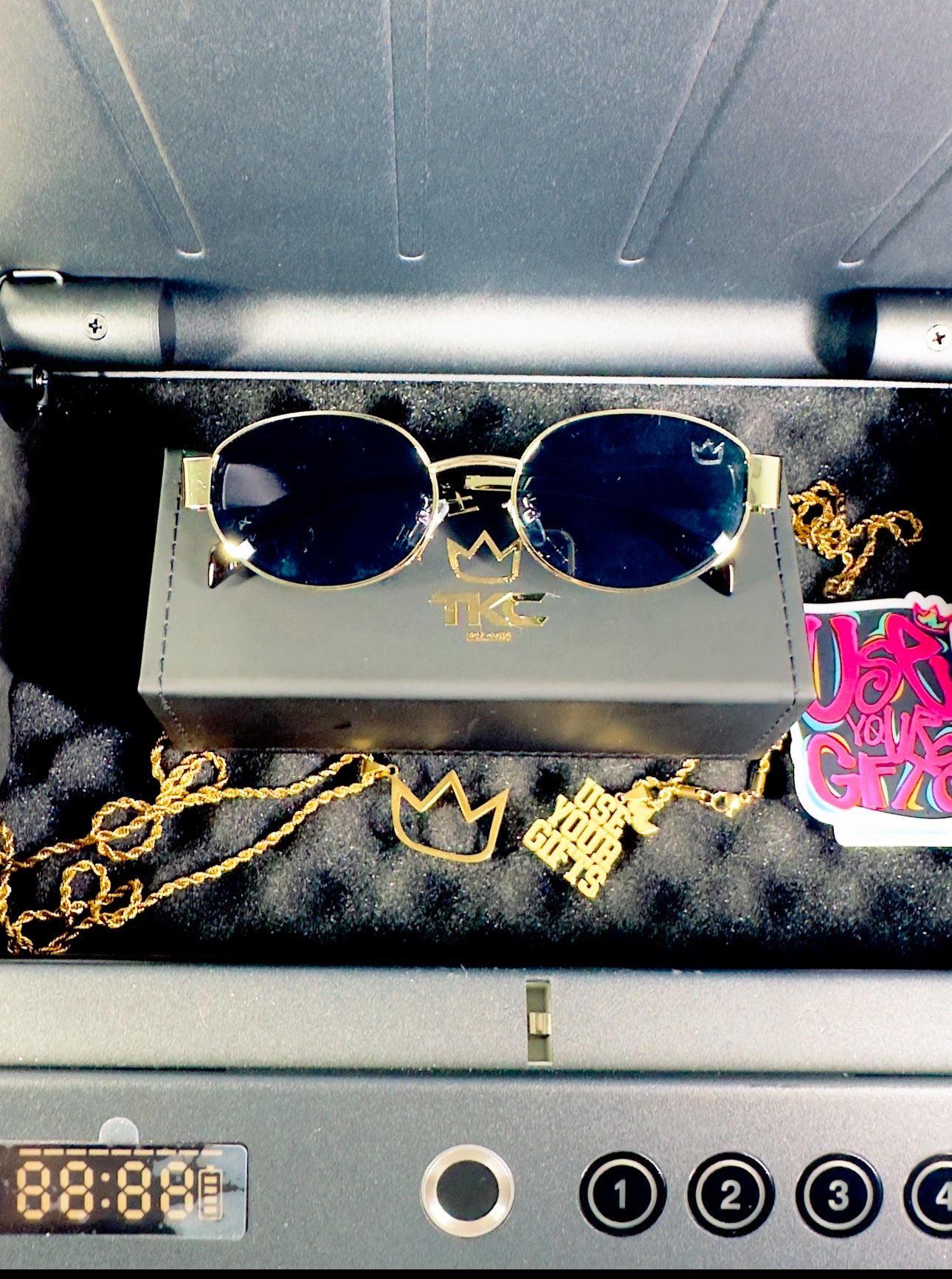TKC™️ Crown Vision “Vintage Gold” Sunglasses