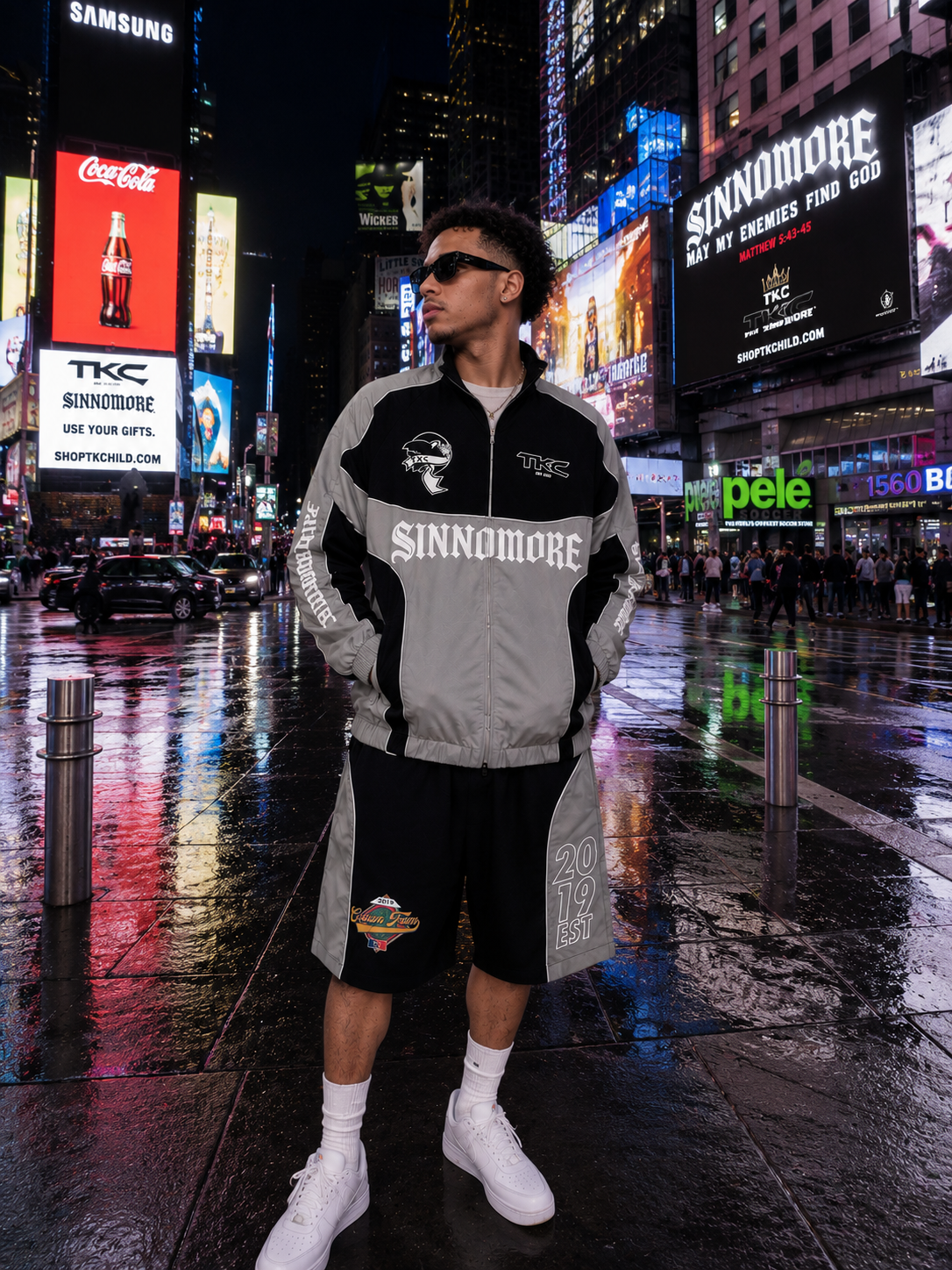 TKC™️ SINNOMORE Wind Breaker Short Set