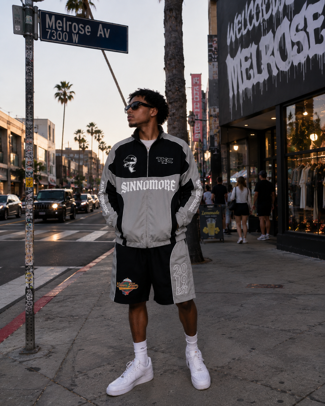 TKC™️ SINNOMORE Wind Breaker Short Set